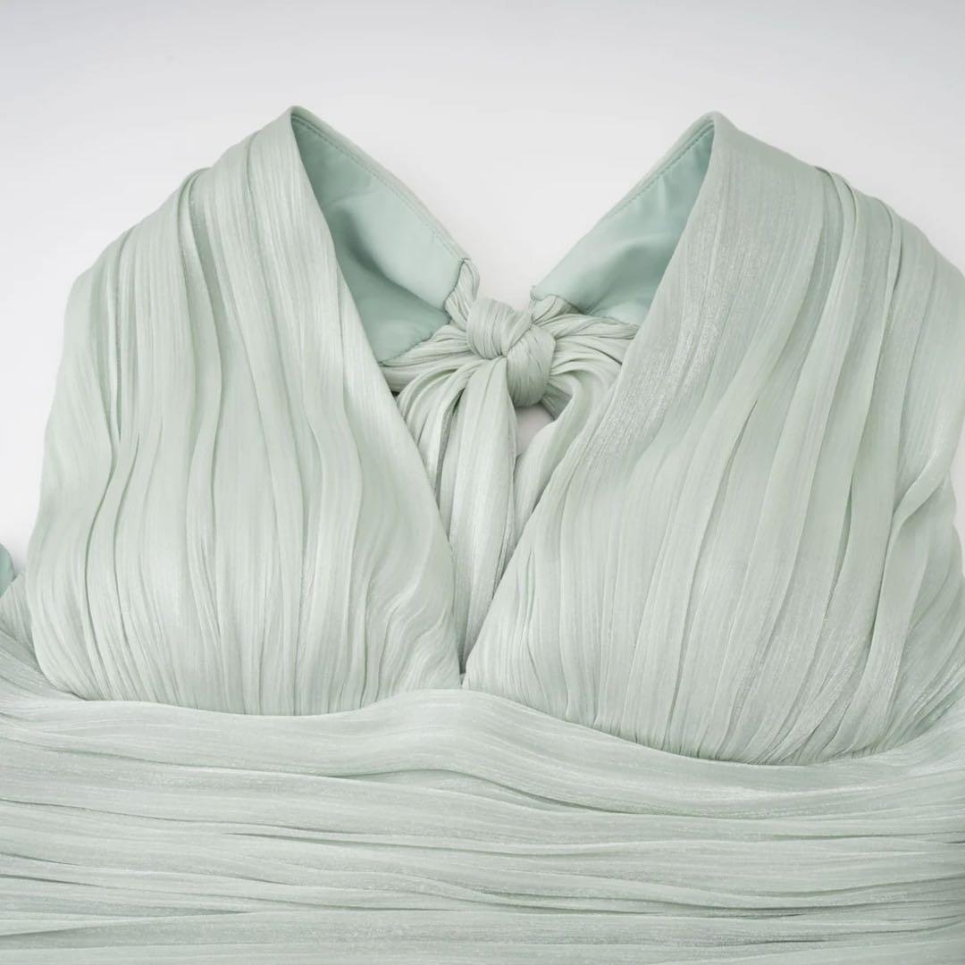 Miss rosier ミントグリーン　ロングドレス