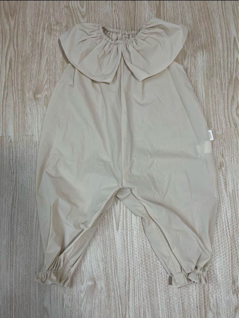 【新品未使用MARL MARL】マールマール　プレイウエア　アイボリー80