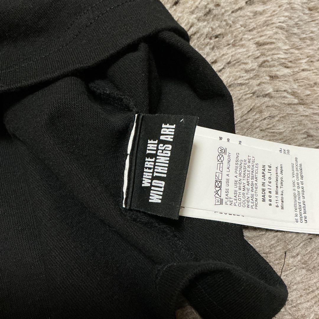 【25AW 完売品】sacai Tシャツ 黒
