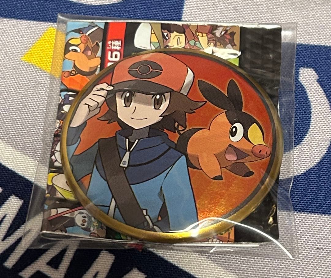 ポケットモンスター トウヤ＆ポカブ 缶バッジコレクション イッシュ地方編