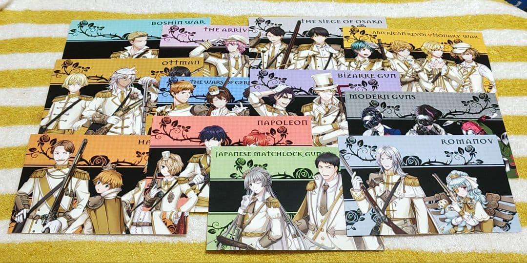千銃士Limited shop in 新宿マルイ ポストカード 全12種コンプ