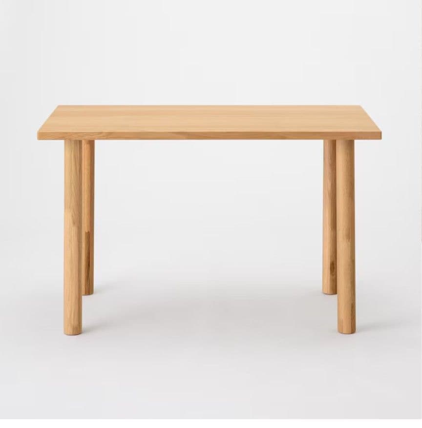 無印良品　オーク材ダイニングテーブル 120×60cm