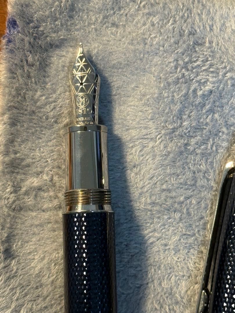 モンブラン 万年筆 Meisterstück Blue Hour 146 F
