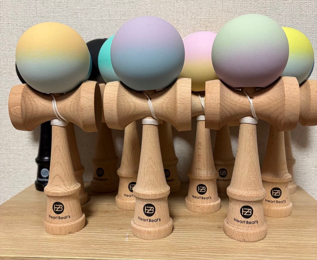 けん玉★パステル/ソリッド/モノクローム 12個セット