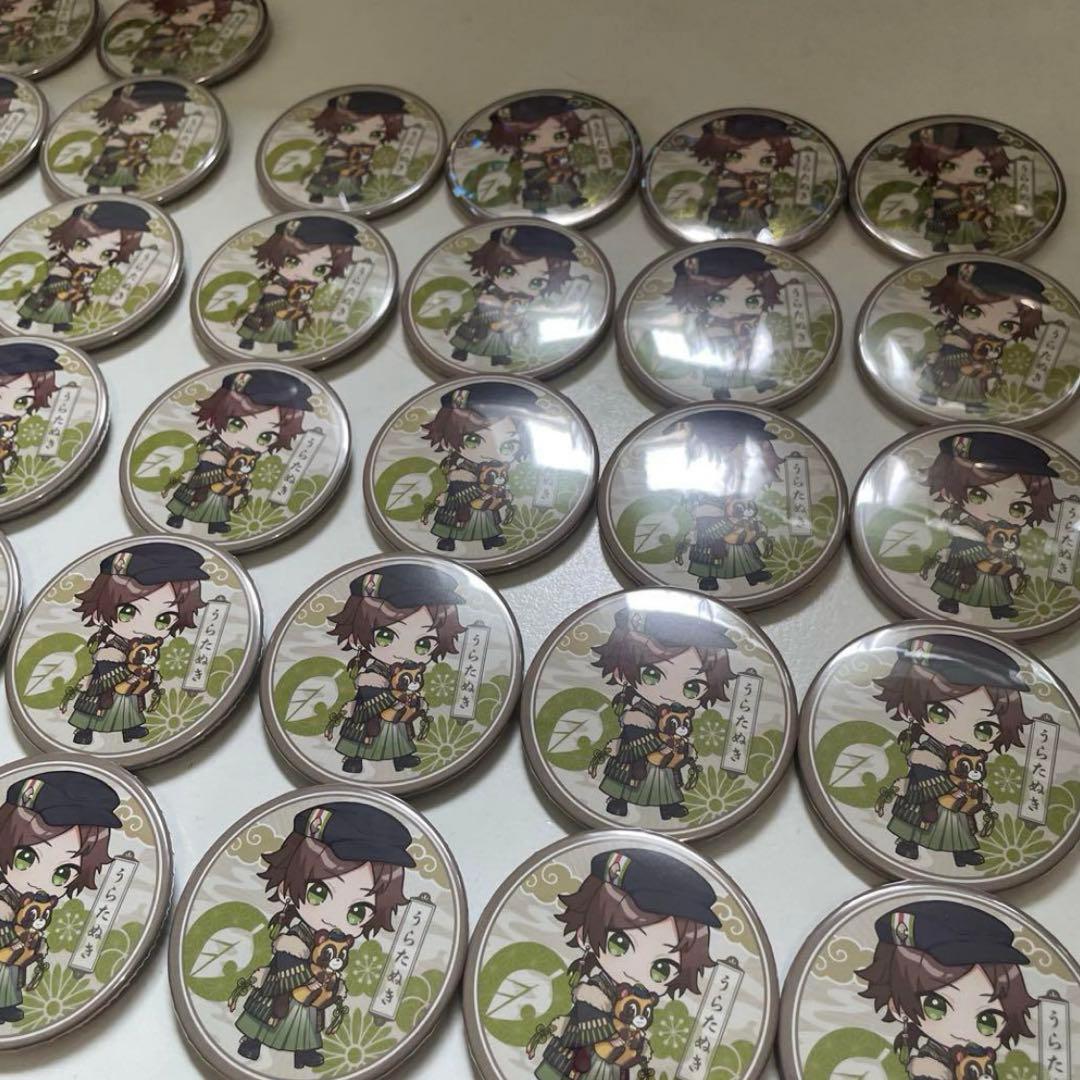 Y42.浦島坂田船 春ツ 2022 うらたぬき 缶バッジ デフォ 令和浪漫