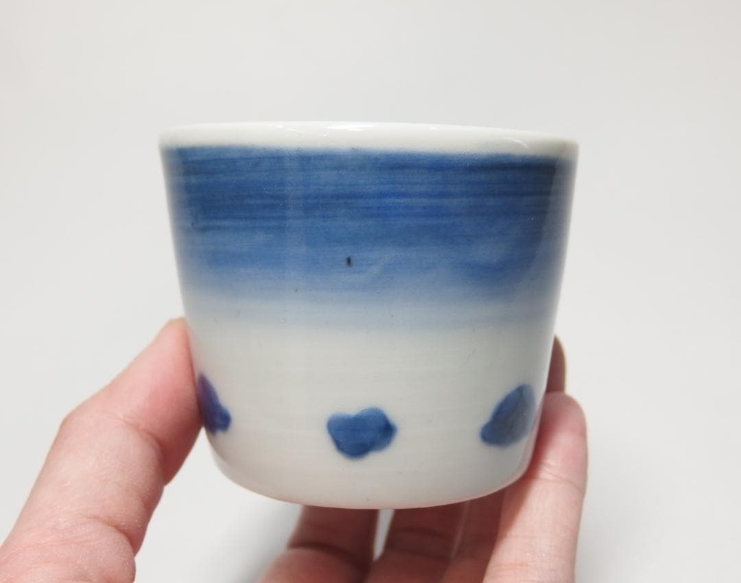 古伊万里染付梅花文蕎麦猪口/小ぶりサイズ/その②