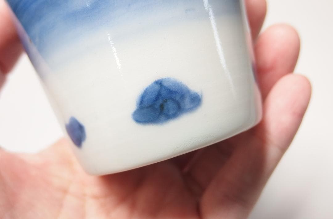 古伊万里染付梅花文蕎麦猪口/小ぶりサイズ/その②