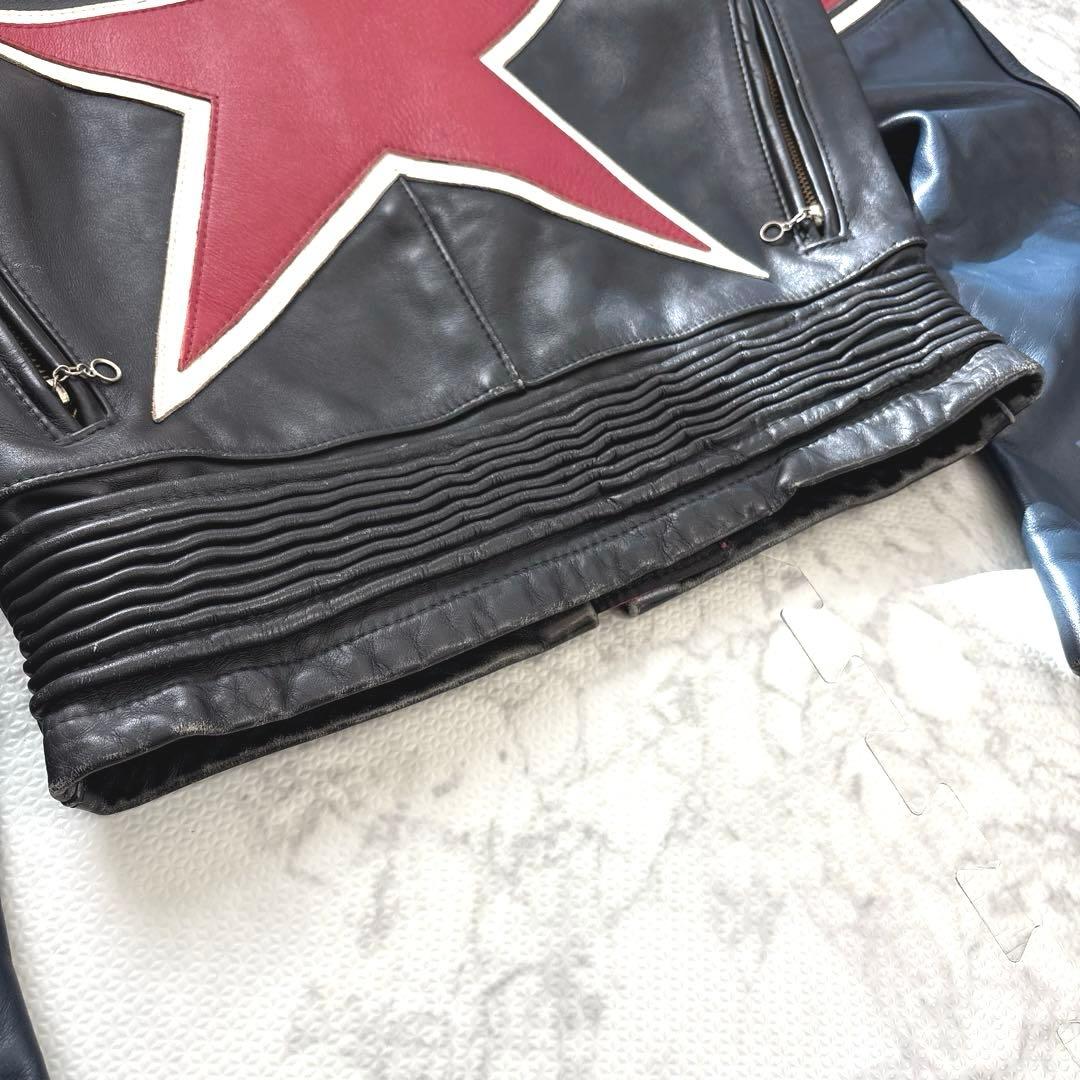 VANSON バンソン ワンスター レザージャケット 38