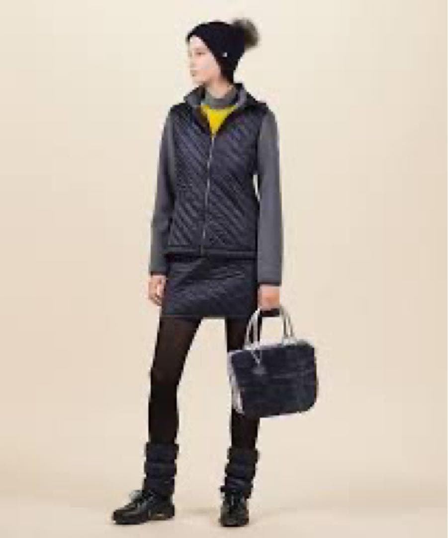 【美品】LANVIN SPORT ヒートナビ 中綿ブルゾン 42 ゴルフ 極美品