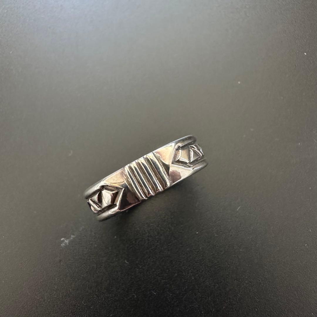 Navajo Jennifer Curtis スタンプワーク リング 13号