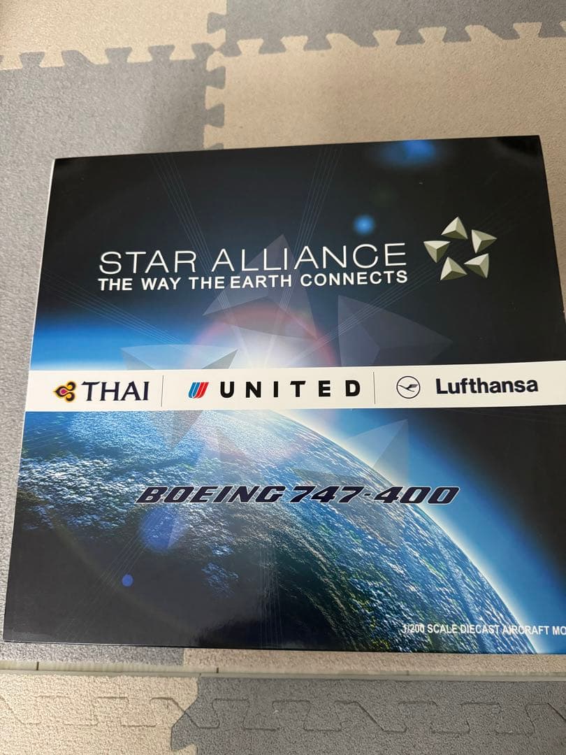 値下げJCWings1/200ユナイテッド航空 747StarAlliance