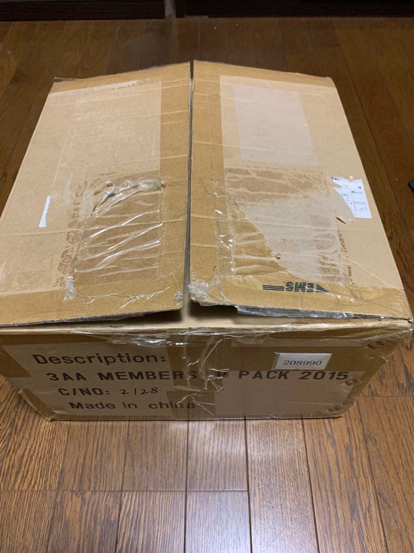 【開封済】ThreeA 3AA メンバーシップパック 2015