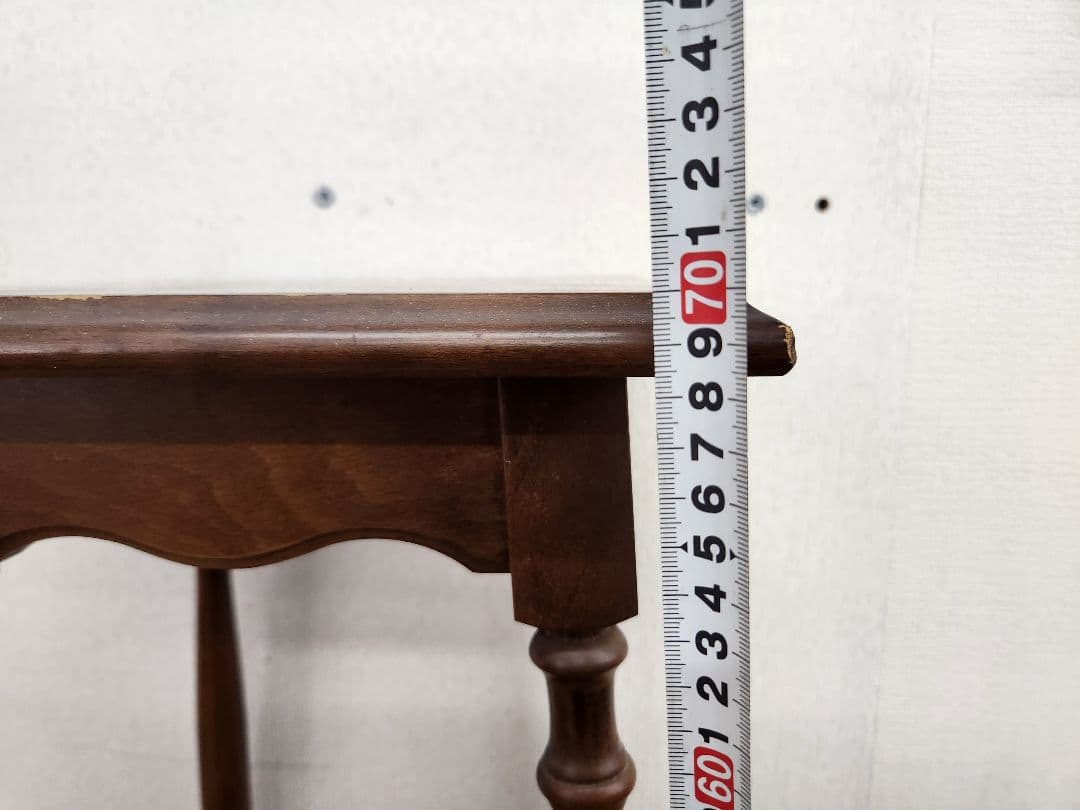 カリモク　コロニアル　電話台　花台　置台