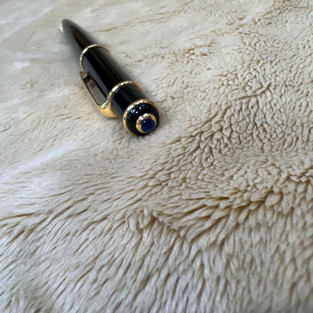 カルチェ　ディアボロ　ボールペン　カボション青