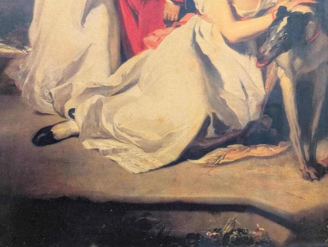 【真作】【複製】複製画　トーマス・ローレンス　フライダー家の子供たち　V97