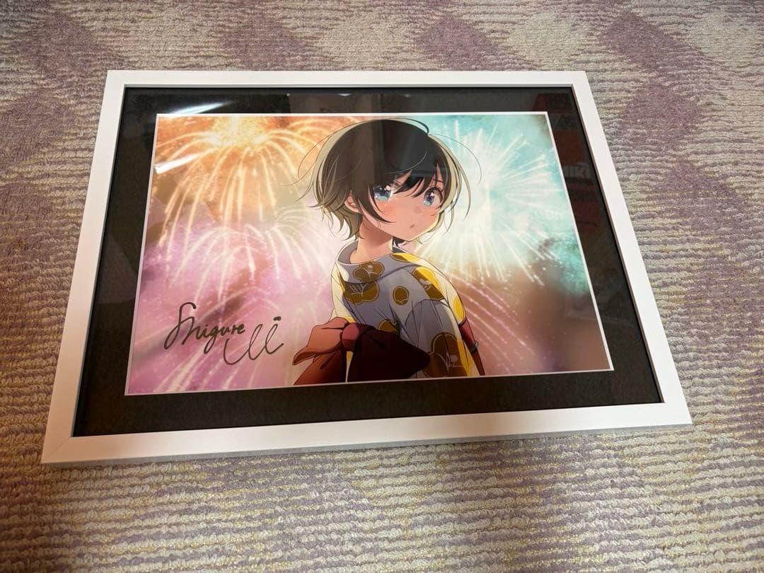 しぐれうい　サイン入り　複製原画