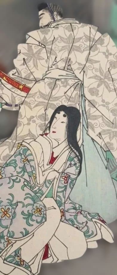 浮世絵版画、東繪畫夜競八幡太郎義家、橋本周延（楊洲周延)画、明治19年出版