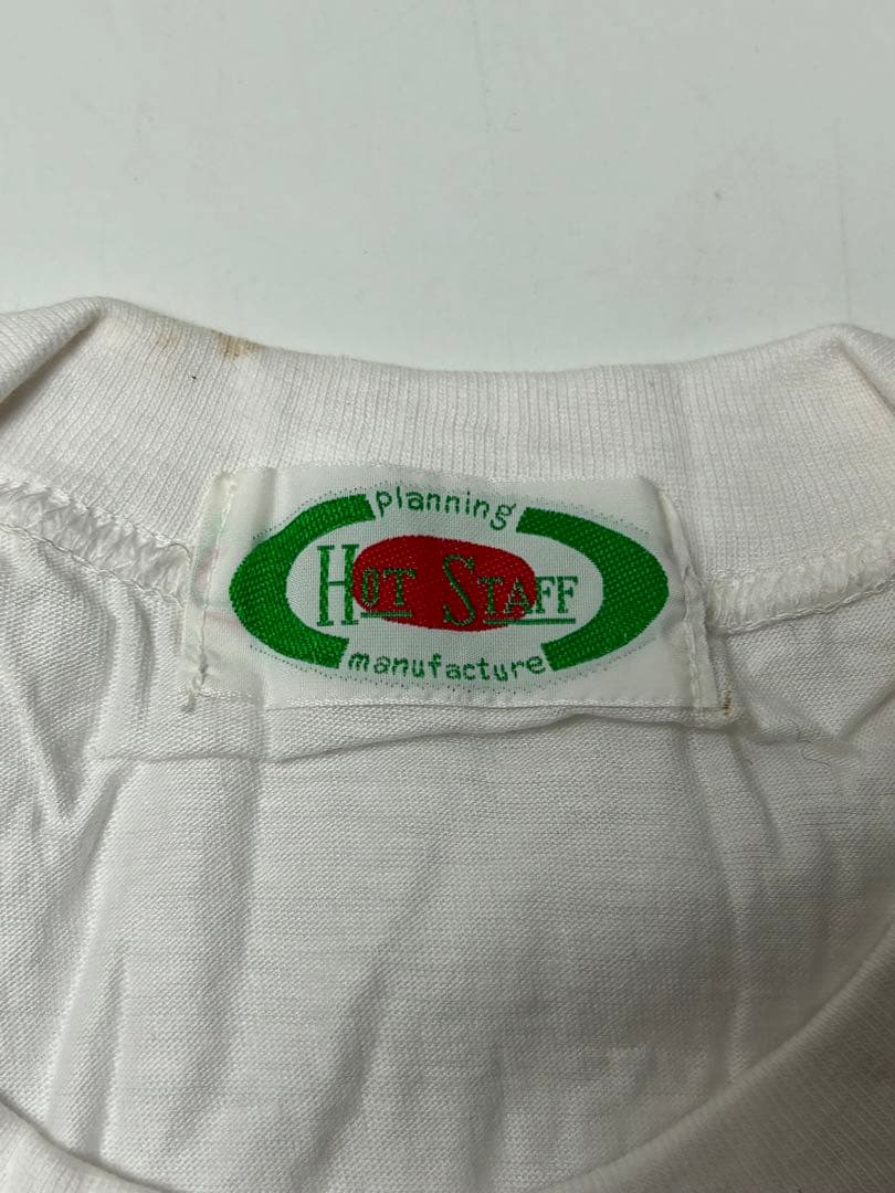 HOT STAFF ジュリー　コンサートツアー　’84 Tシャツ　ホワイト