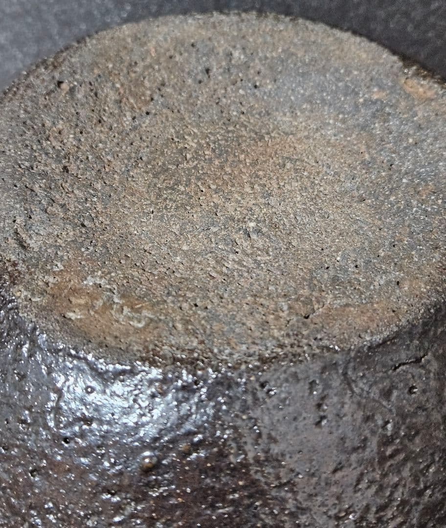 【時代古陶磁器❗】江戸時代後期～明治時代　 窯変　丸壺　花入れ　高17.6cm