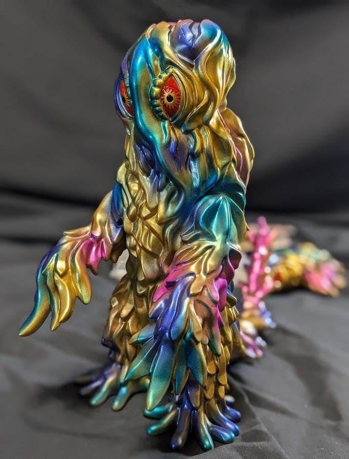 ヘドラ＋水中期（マルサン）モンスターズラボ限定ソフビフィギュア２体セット