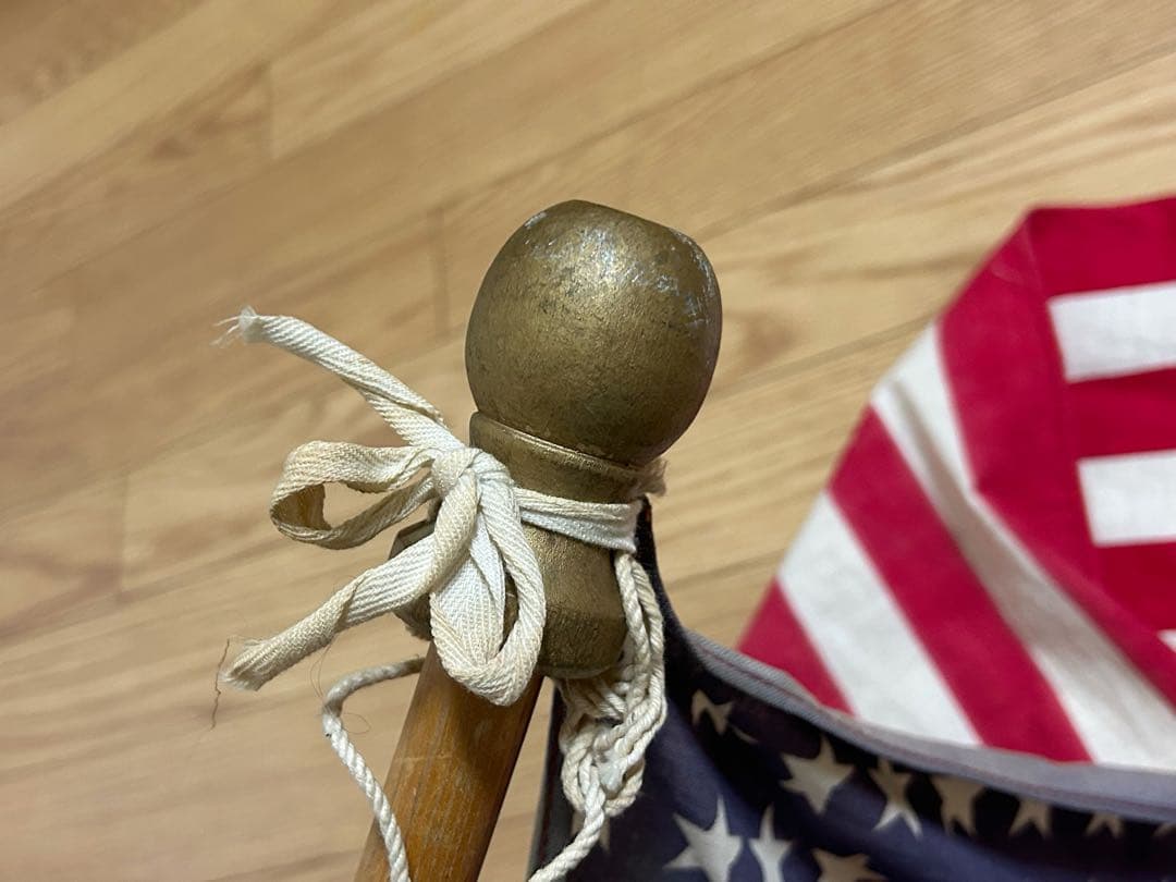 40s 50s ビンテージ アンティーク 48星 アメリカ国旗 星条旗 USA