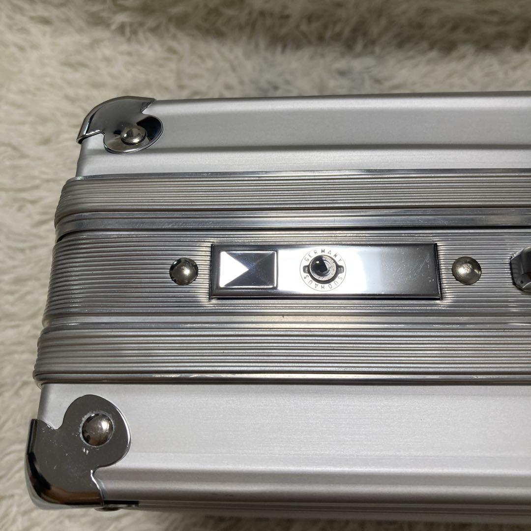 廃盤　RIMOWA アルミニウム　アタッシュケース　ダイヤルロック　旅行バッグ