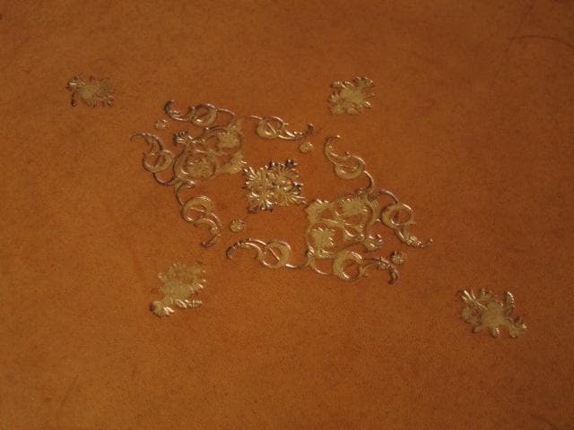 フランス アンティーク ルイ16世様式 マホガニー レザートップ デスク 鍵付き