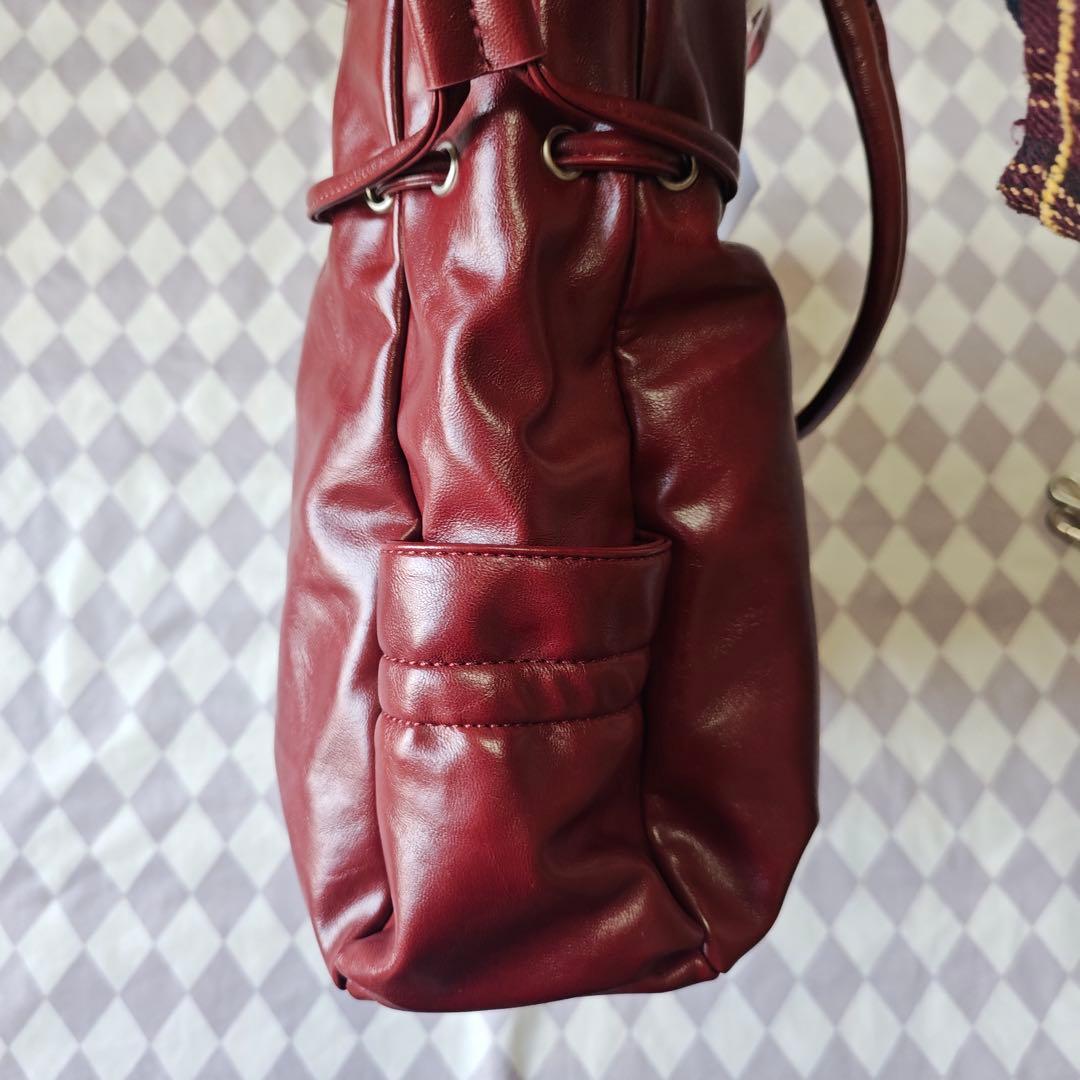 STAND OIL ショルダーバッグ ワインレッド 人気