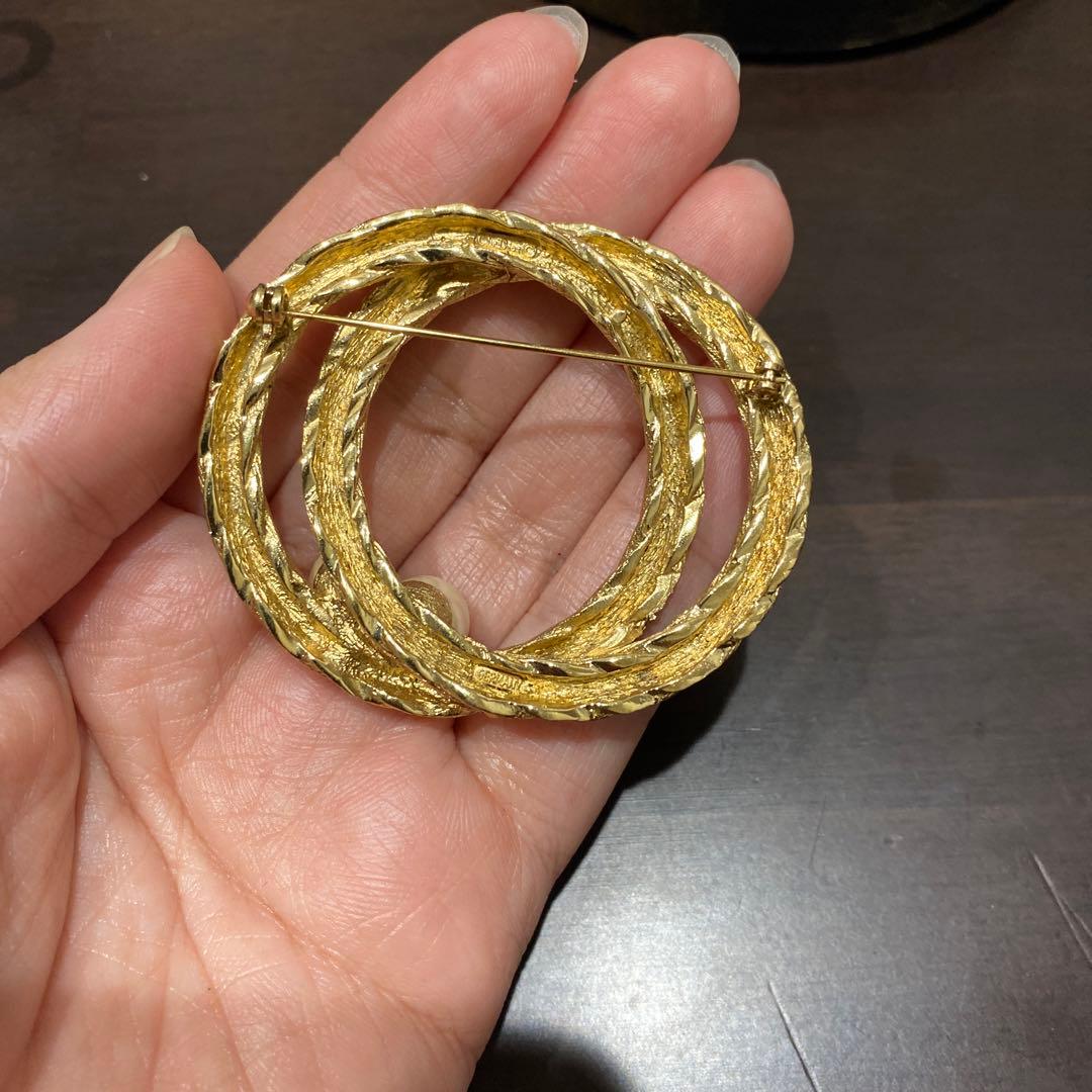 Chr.Diorヴィンテージブローチ　パール