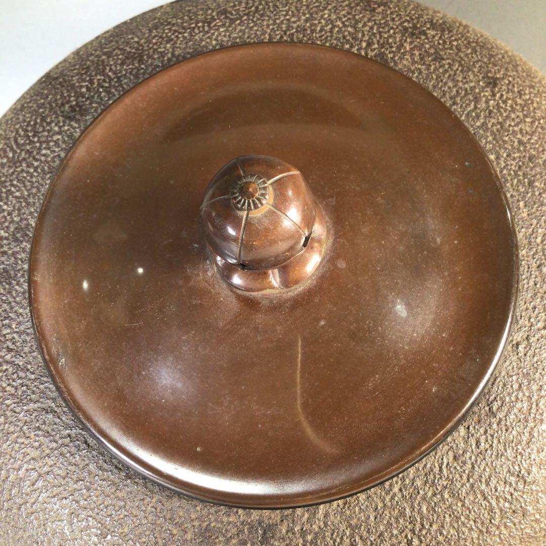 Ｍ４７７　茶釜　『釜師　佐藤清光造』『丸釜』　共箱　茶道具