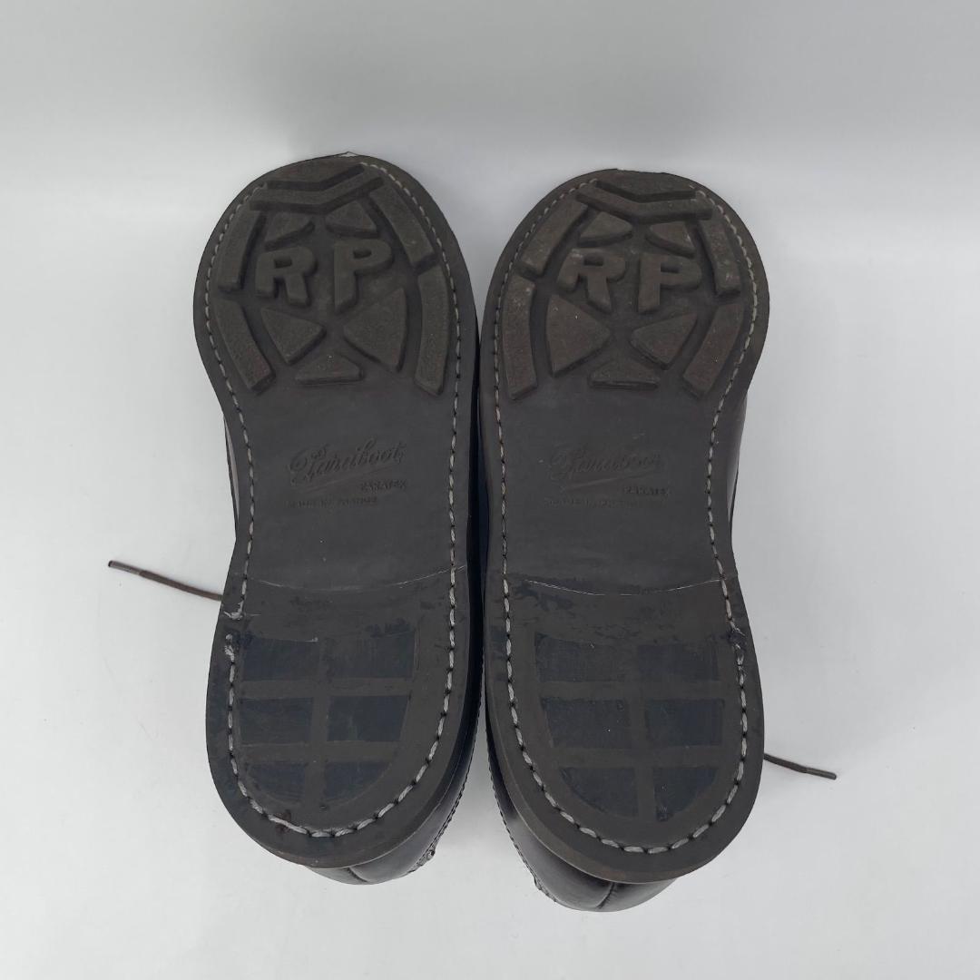 16470✨イッセイミヤケメン×パラブーツ 7 本革 レザー ドレスシューズ