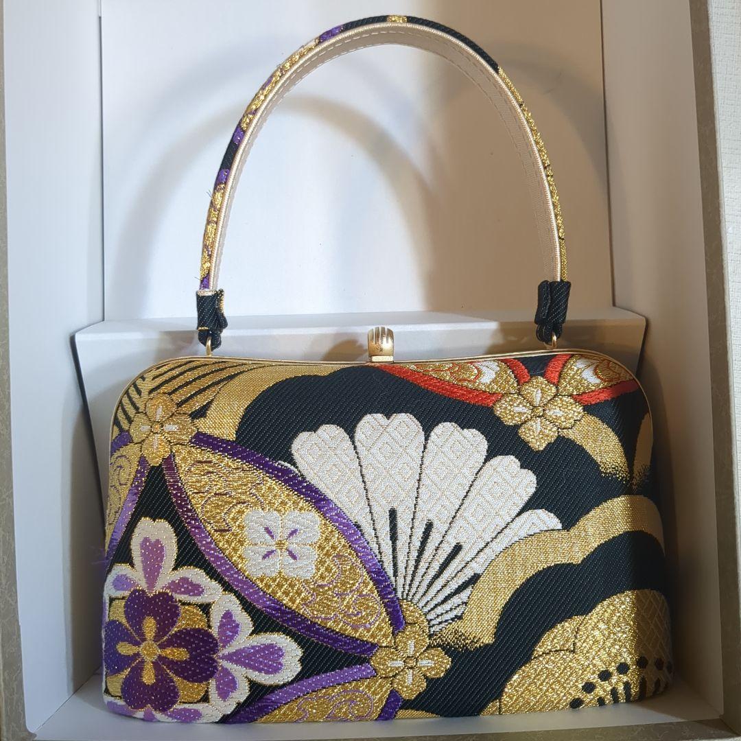 み　成人式バッグ、草履セット