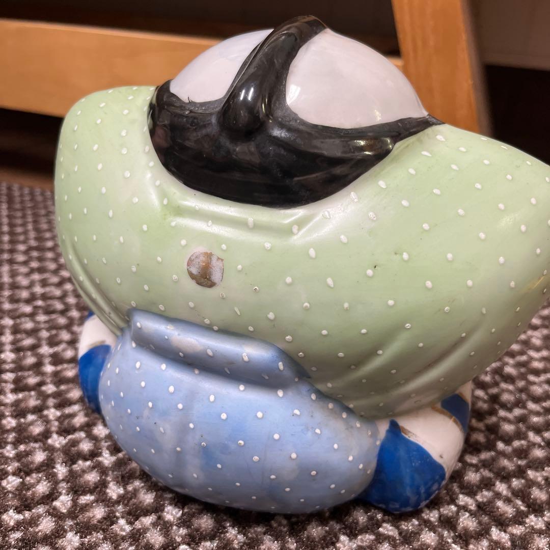 縁起良！大正〜昭和初期頃　開運福助人形　置物　超レトロ