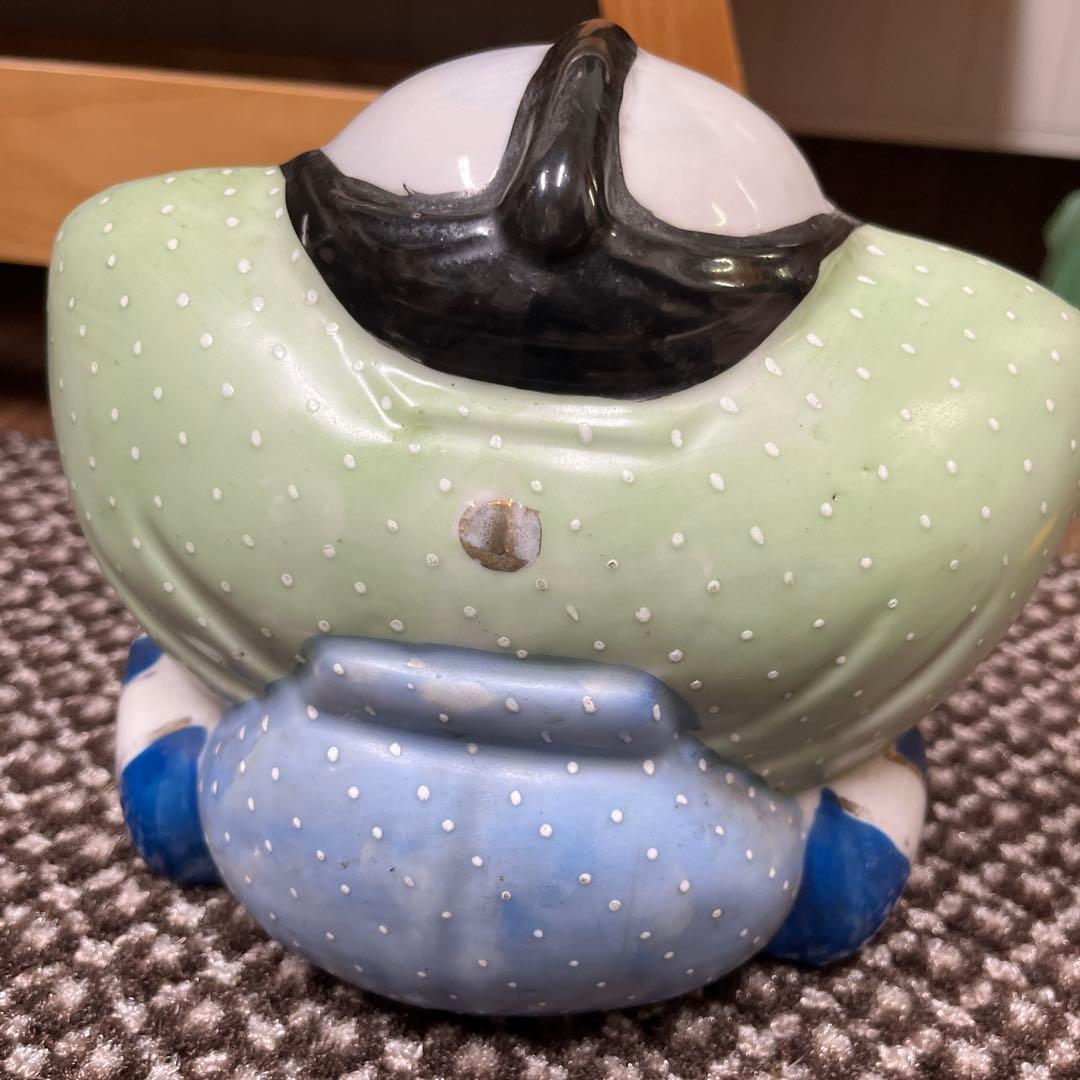 縁起良！大正〜昭和初期頃　開運福助人形　置物　超レトロ