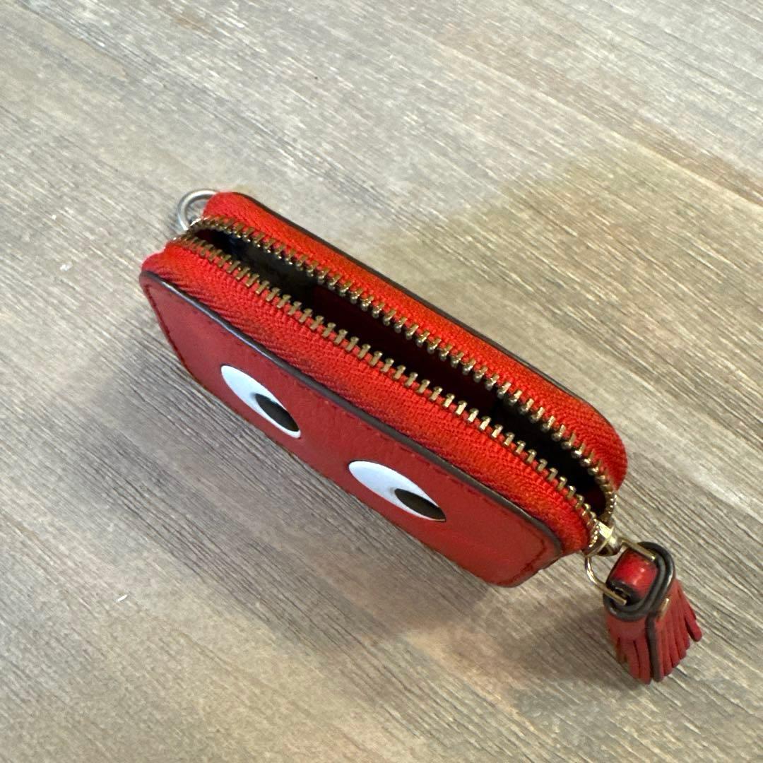 ANYA HINDMARCH レザーケース レッド