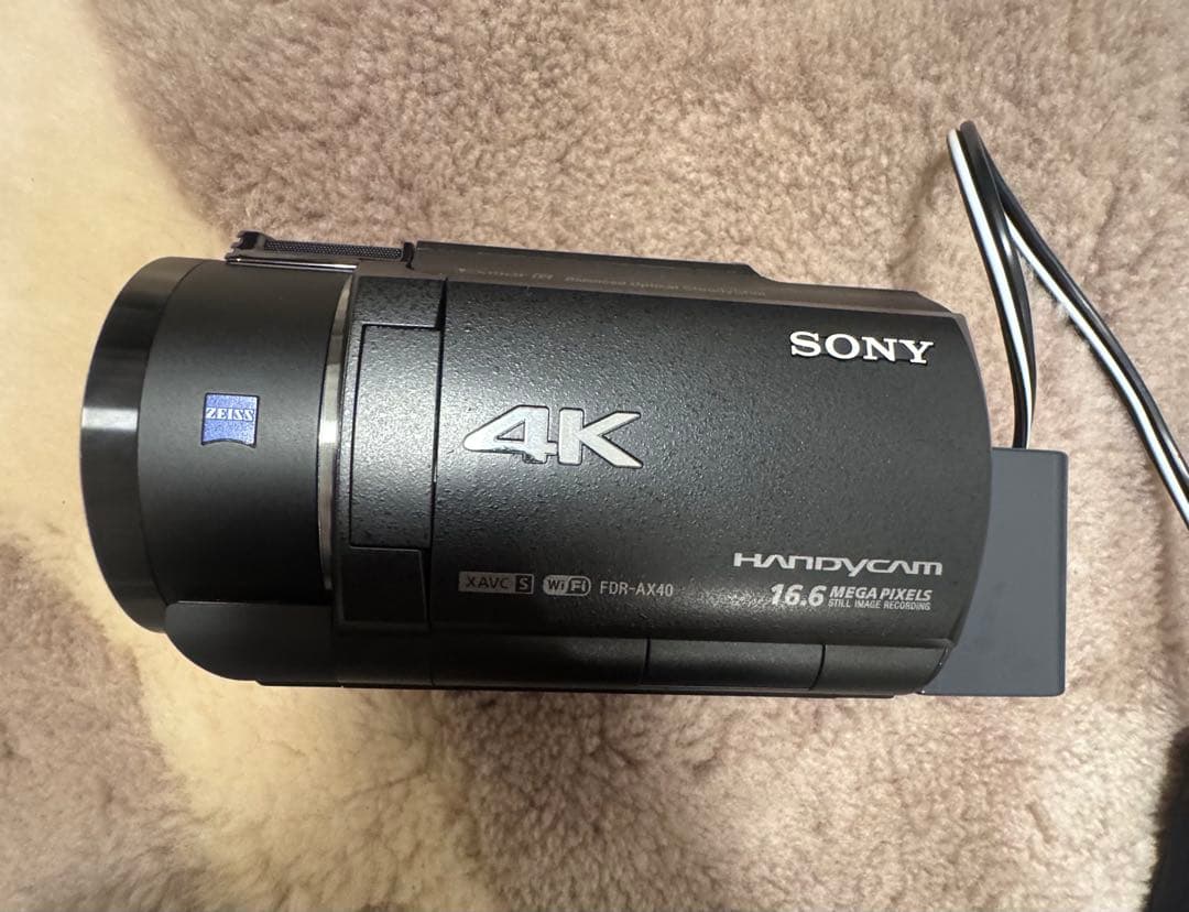 【完動品】SONY FDR-AX40 4K ハンディカム ブラック