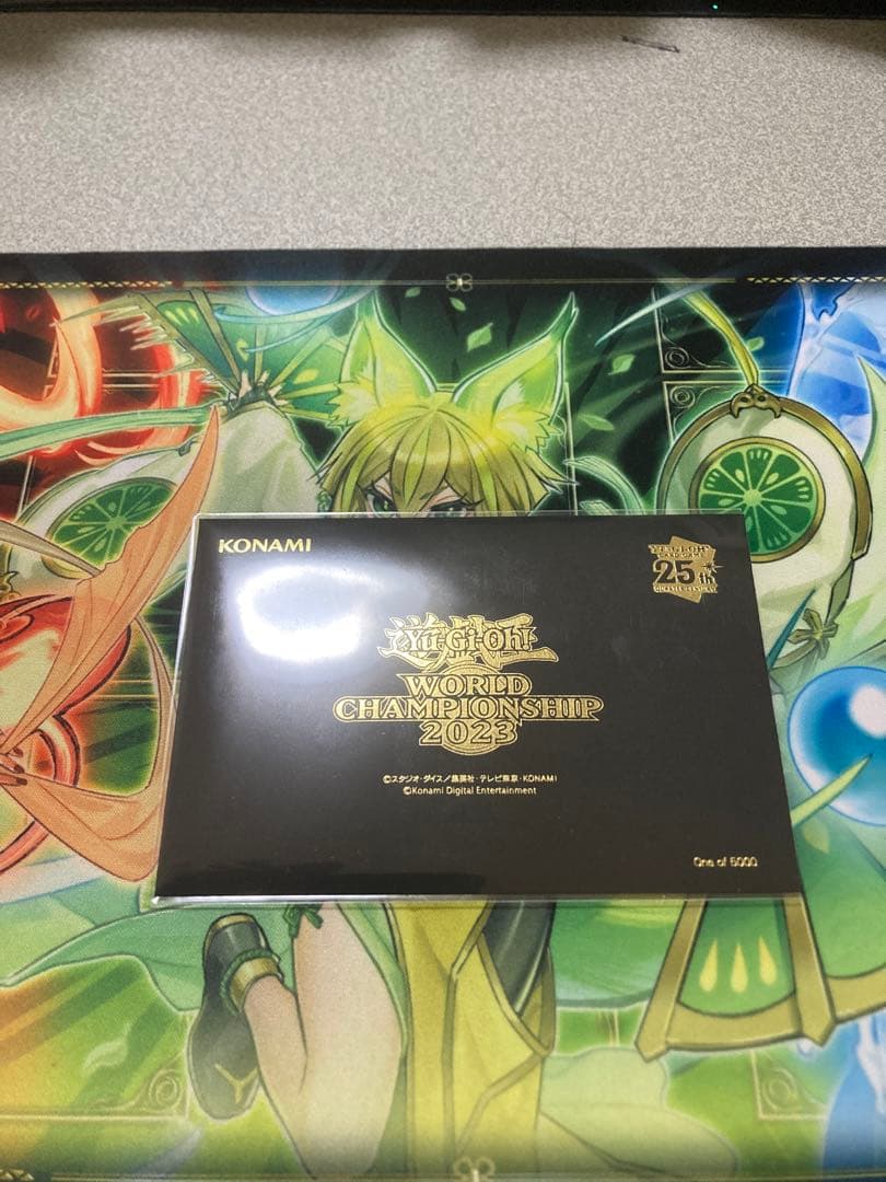 遊戯王WCS2023来場者特典 ブラックマジシャンガール 魔法の筒 25th