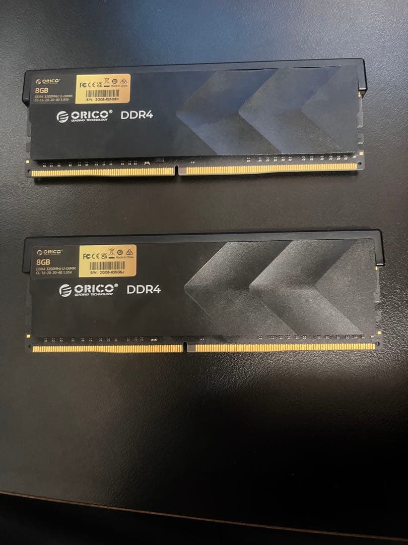 メモリー ORICO DDR4 3200 8gb x2