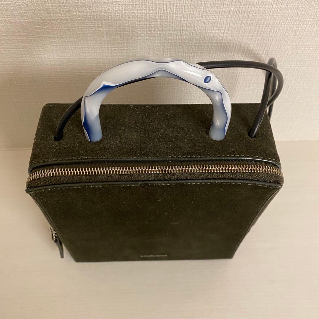 【定価約7万】BUILDING BLOCK ボックスバッグ スエード