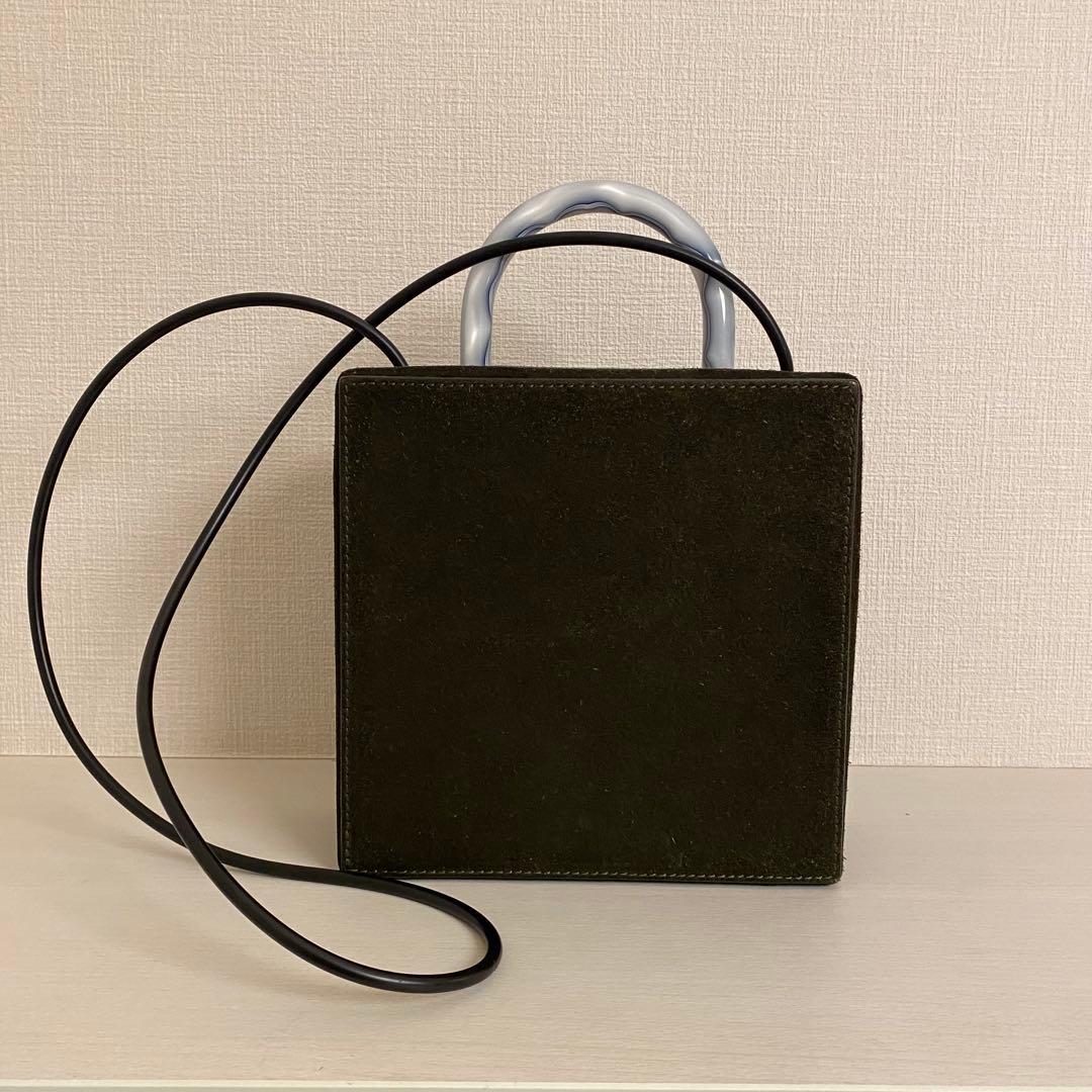 【定価約7万】BUILDING BLOCK ボックスバッグ スエード