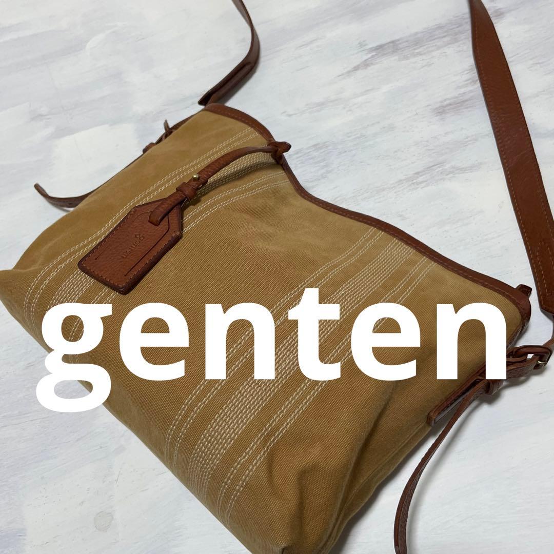 genten ミモザベーシック ショルダーバッグ