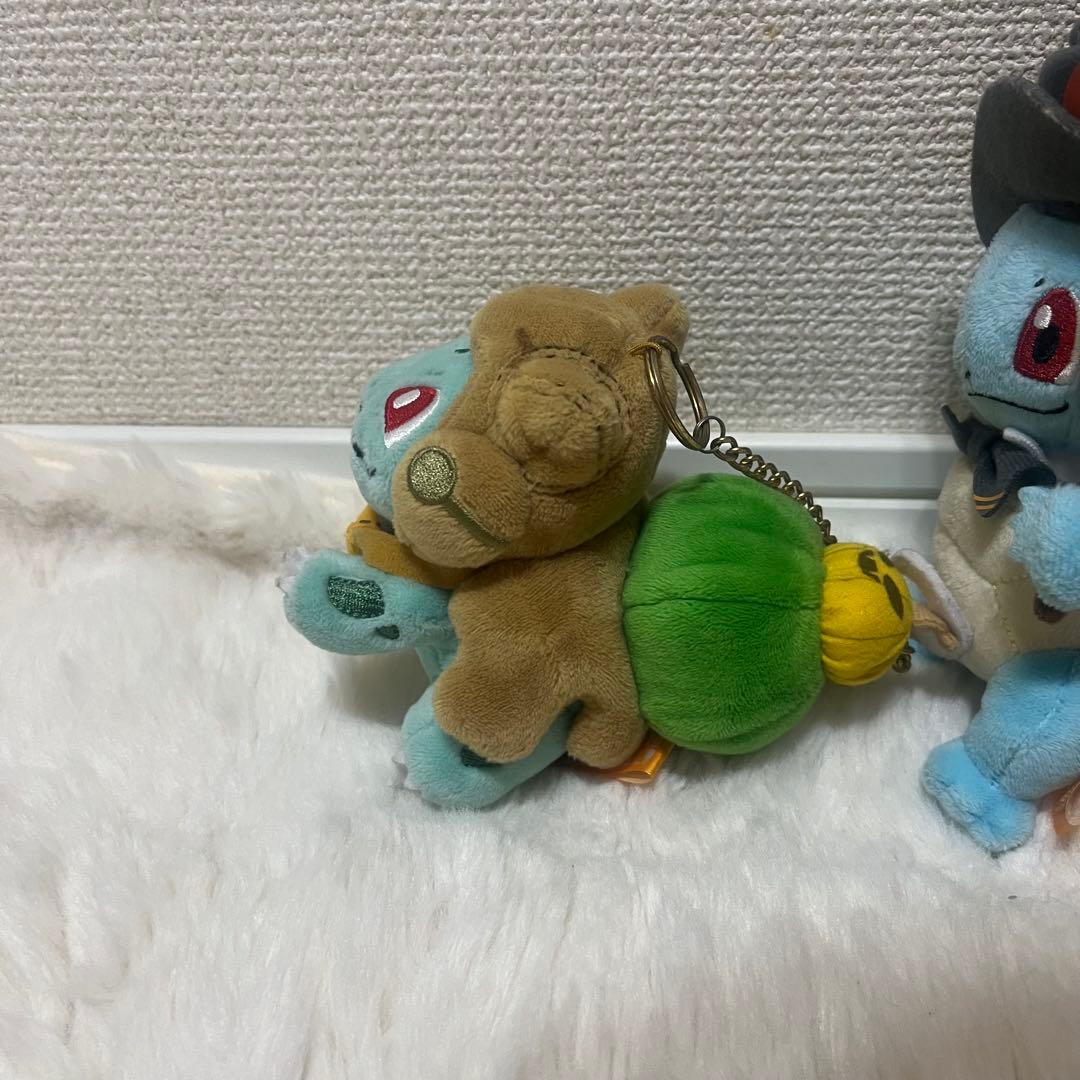 ポケモン　ハロウィン　2019　フシギダネ　ヒトカゲ　ゼニガメ　キーチェーン