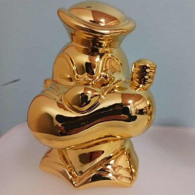 ポパイ　オリーブ　ゴールド　貯金箱　ヴィンテージ　レトロ　レア