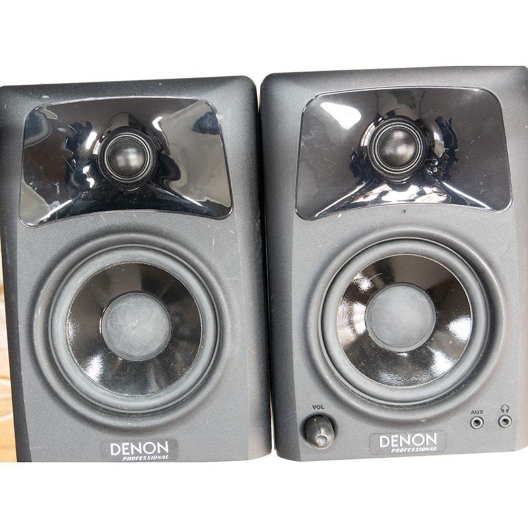 アンプ内蔵 DENON DN-304S アクティブスピーカー ブラック