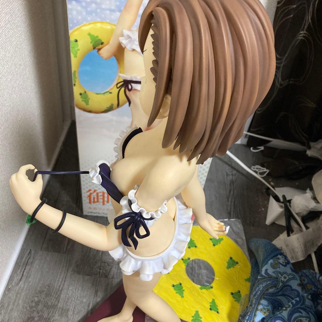 とある科学の超電磁砲S 御坂美琴水着フィギュア 全高約65センチVer. やわ…