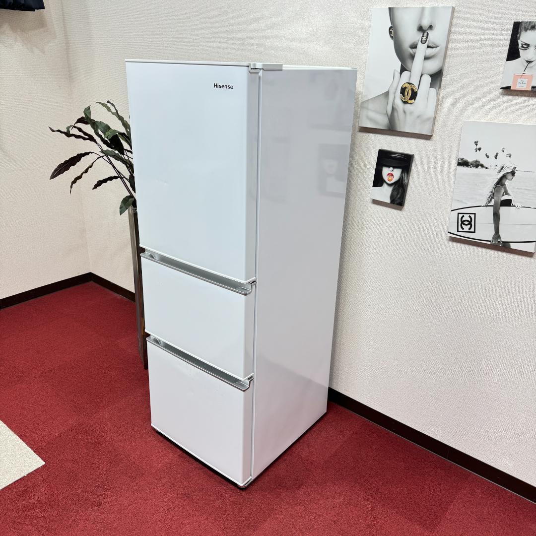 東京23区送料無料　美品ハイセンス2019年製3ドア冷蔵庫282L洗浄/除菌済み