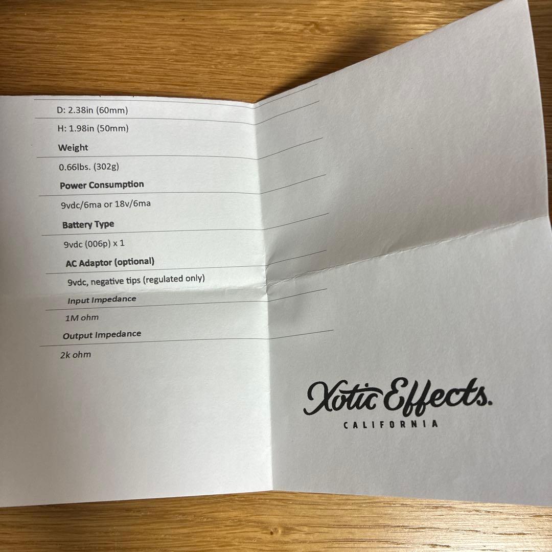 ベース Xotic RC booster bass v2