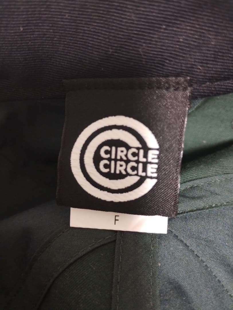 CIRCLE CIRCLE FELT LOGO 6 PANEL CAP　ovy