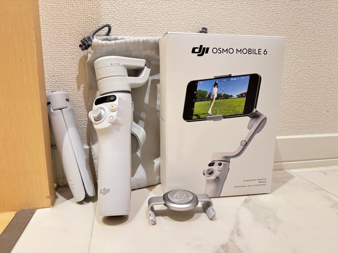 【美品】DJI Osmo Mobile 6 ジンバル スマホ用 スタビライザー