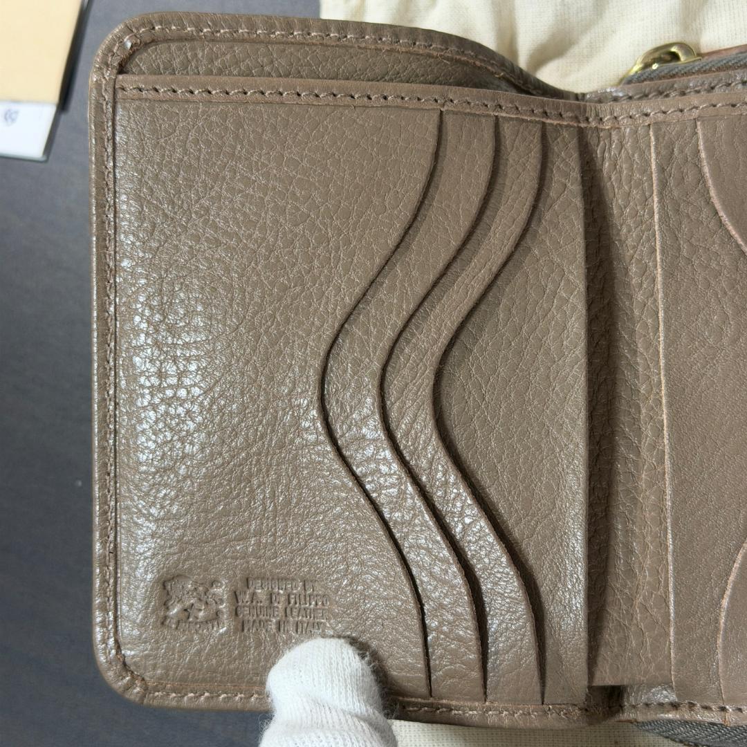 【新品未使用】イルビゾンテ ファスナー 財布 グレー